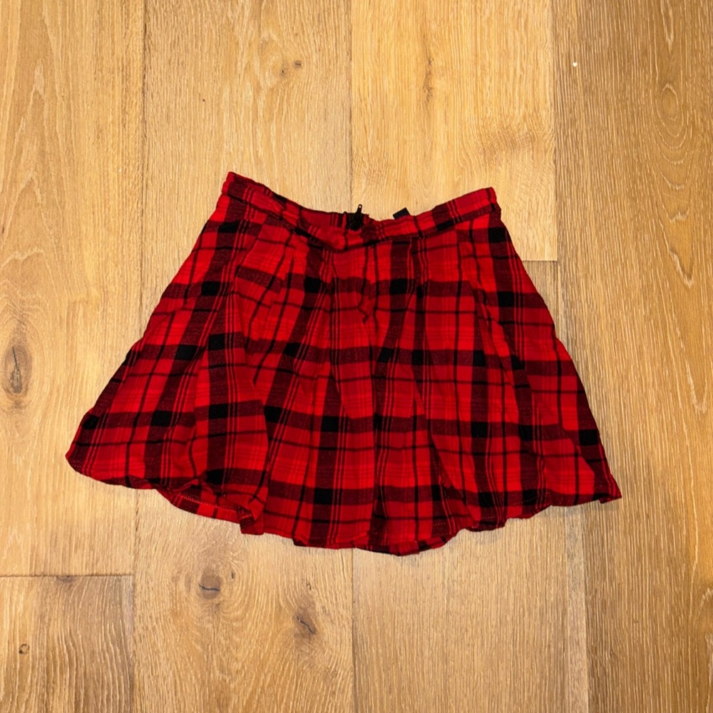 plaid school girl skirt